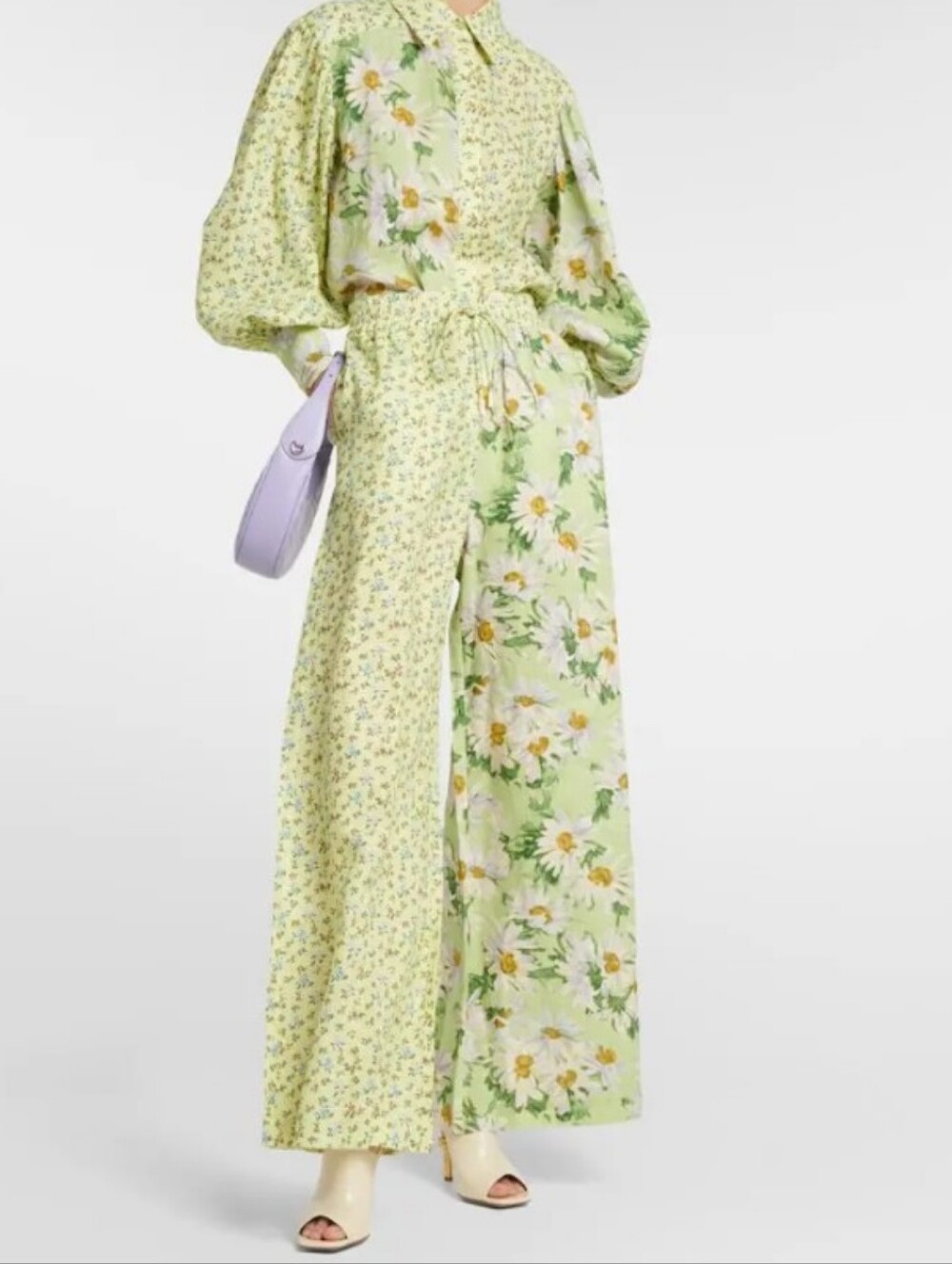 Alemais Linen Floral Wide Leg Pants